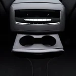 Cadillac Escalade esv at Lux Line Transport - rear passenger seat and ventilation controls